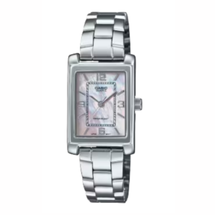 Casio General LTP-1234DS-4ADF Silver Stainless Steel Band Women Watch